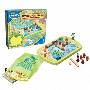 Настольная игра-головоломка ThinkFun — Переправа для малышей, 7040-RU Настольная игра-головоломка ThinkFun — Переправа для малышей, 7040-RU